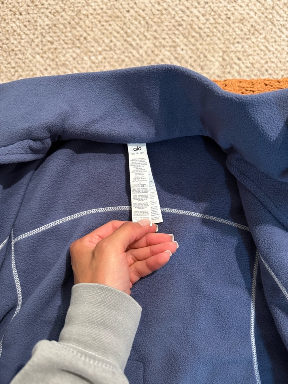 Alo Polar Fleece Bliestone Game-Time Jacket View 5